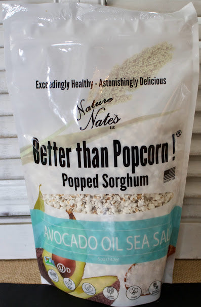 Nature Nate's Avocado Oil Sea Salt Popped Sorghum (5 oz.)